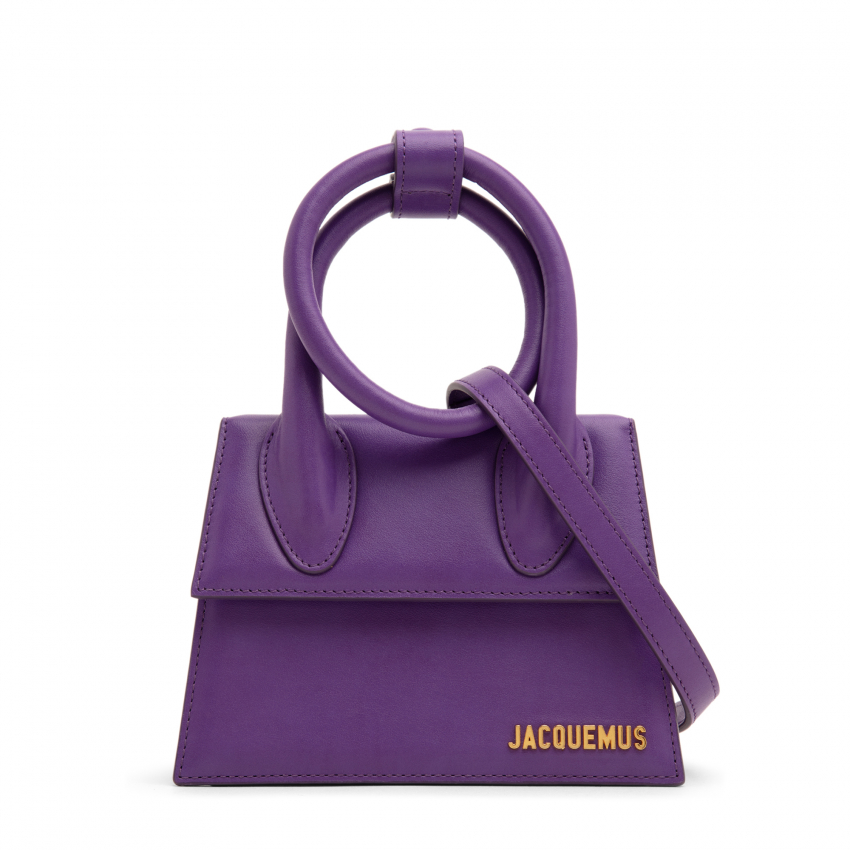 Jacquemus Le Chiquito Noeud bag for Women - Purple in KSA | Level 