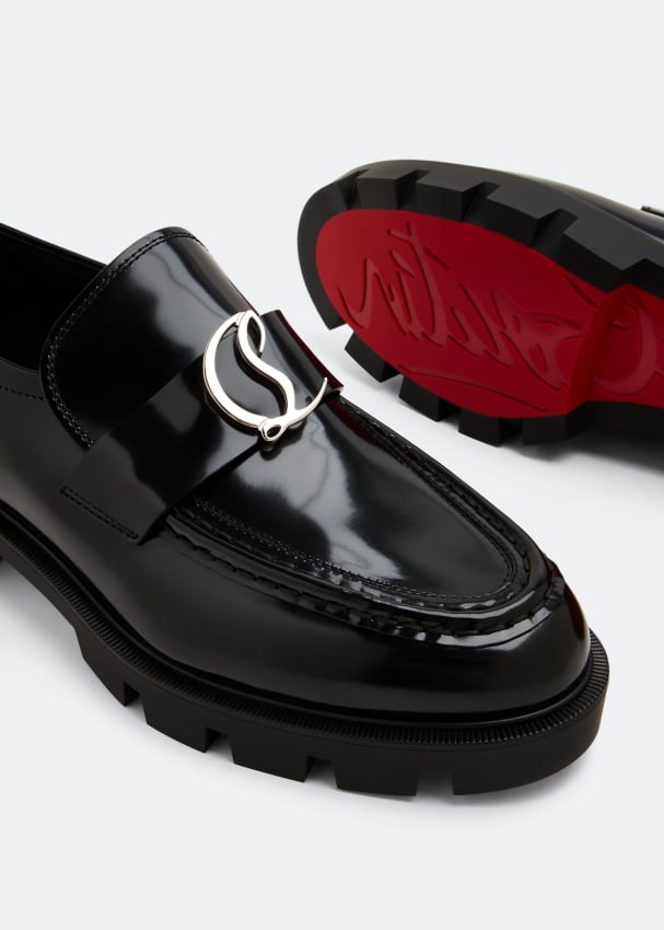Christian Louboutin CL Moc loafers for Women Black in KSA Level Shoes