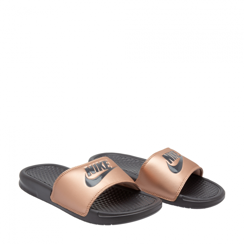 nike benassi slides wide feet