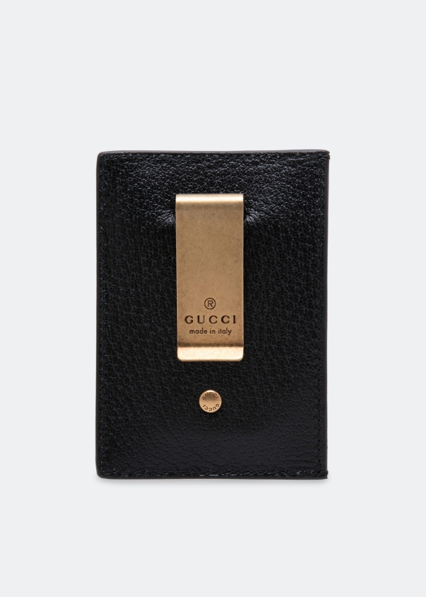 gg marmont leather money clip