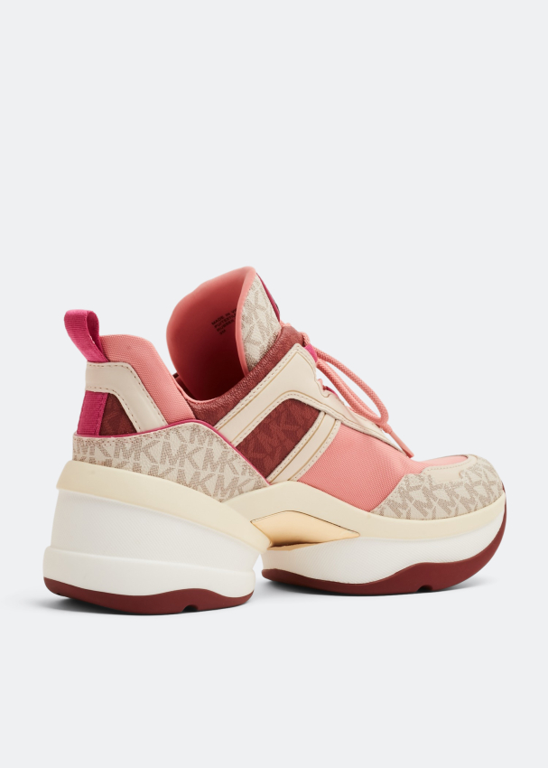 michael kors pink sneakers