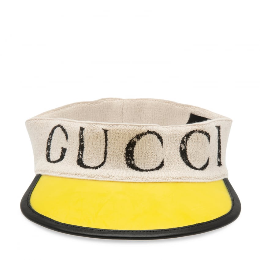 Gucci Vinyl visor for Men - Yellow in KSA | Level Shoes