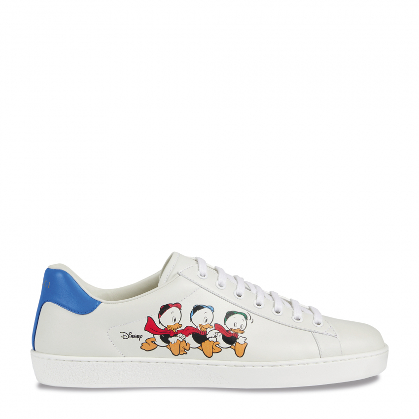 Gucci x Disney Donald Duck Ace sneakers for Men - White in KSA | Level Shoes
