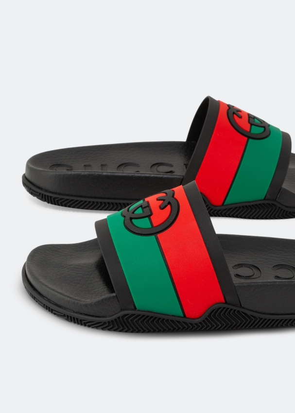 Gucci Interlocking G slide sandals for 