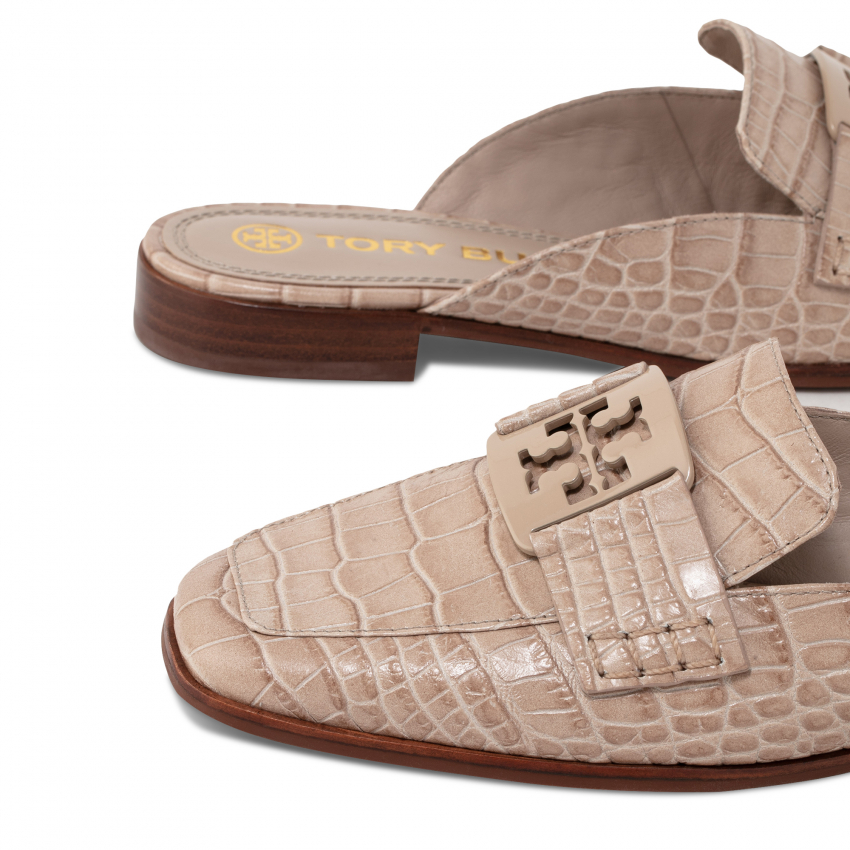 Tory Burch Georgia loafer mules for Women - Beige in KSA | Level Shoes