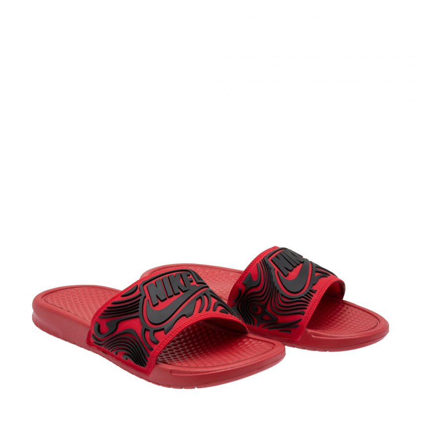 nike benassi slides wide feet