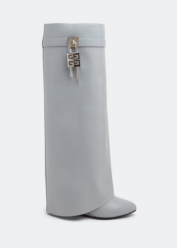 Givenchy Shark Lock pant boots for Women - Grey in KSA | Level Shoes