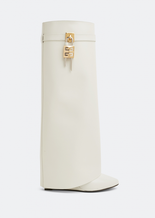 Givenchy Shark Lock pant boots for Women - White in KSA | Level Shoes