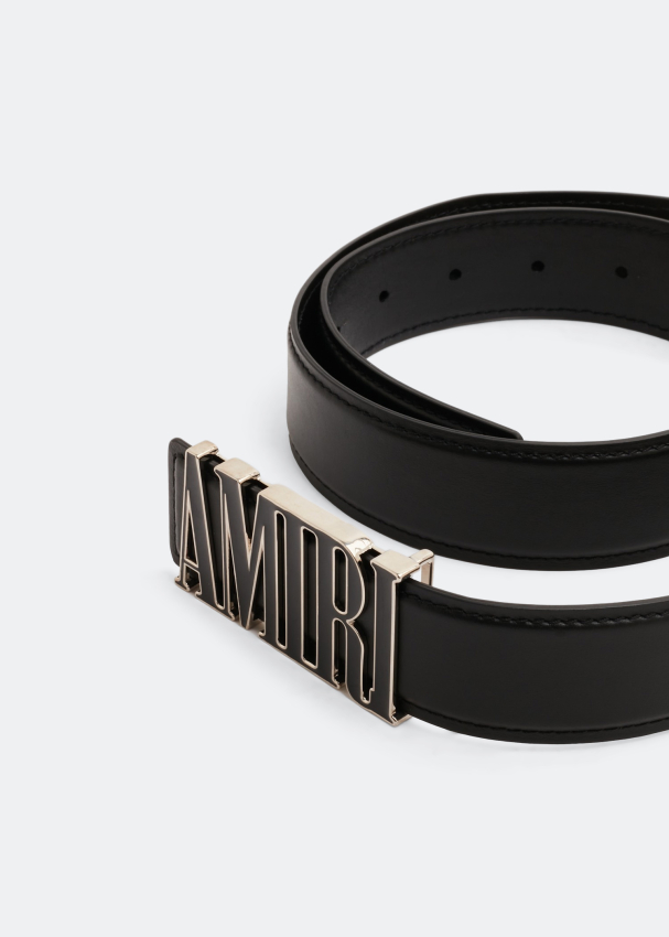 Amiri Core leather belt for Men Black in KSA Level Shoes