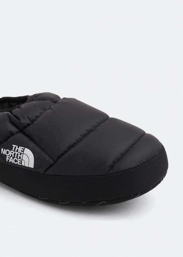 the north face nse tent iii mule slippers in black