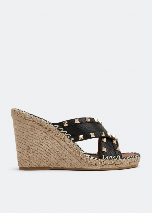 valentino rockstud double wedge