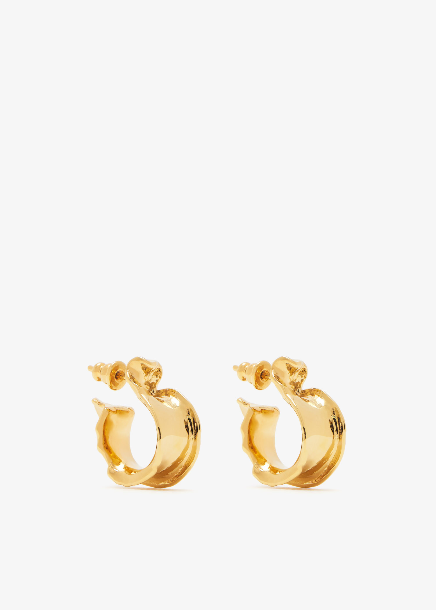 

Lil Faïence hoops, Gold
