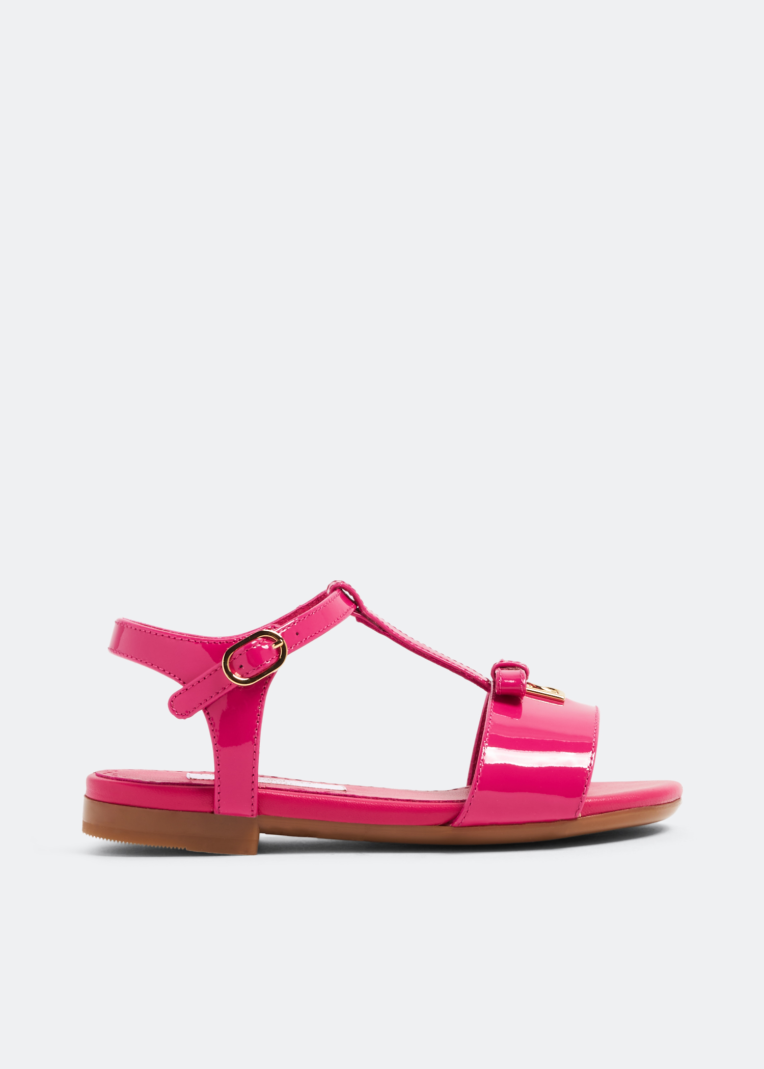 

Patent sandals, Pink