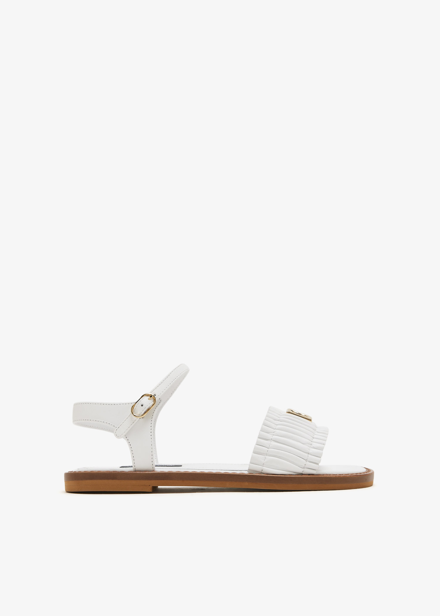 

DG logo sandals, White