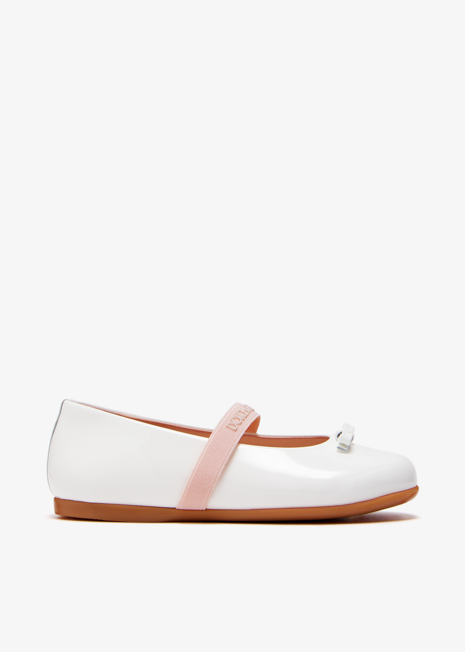 

Bow ballerinas, White