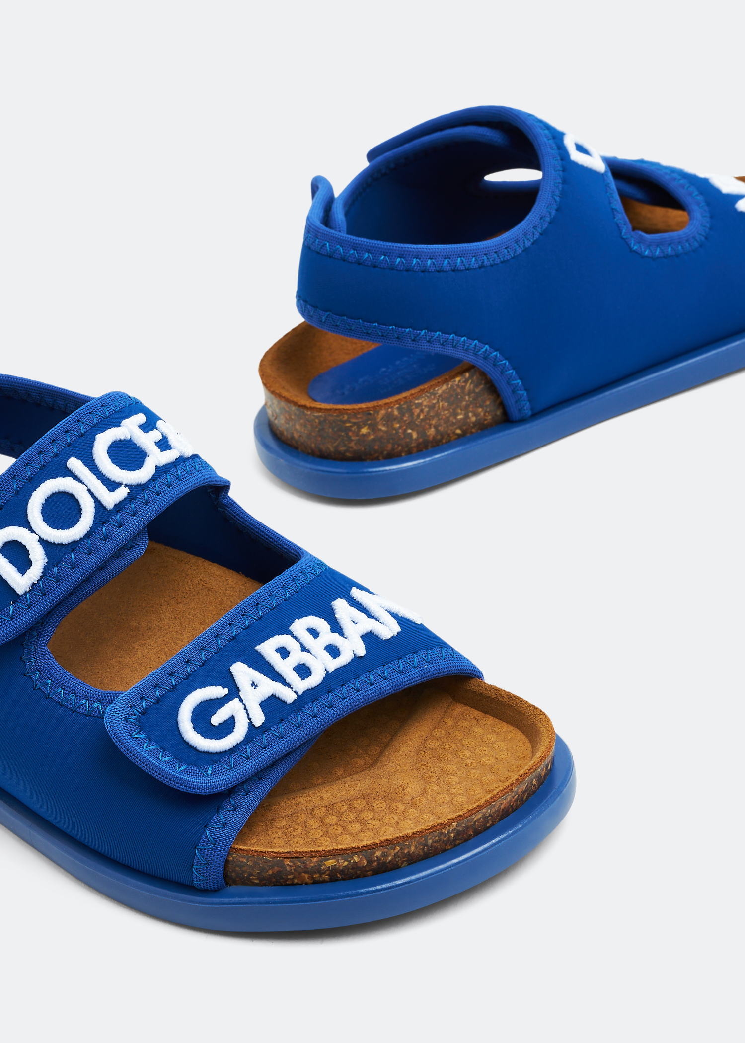 

Logo sandals, Blue