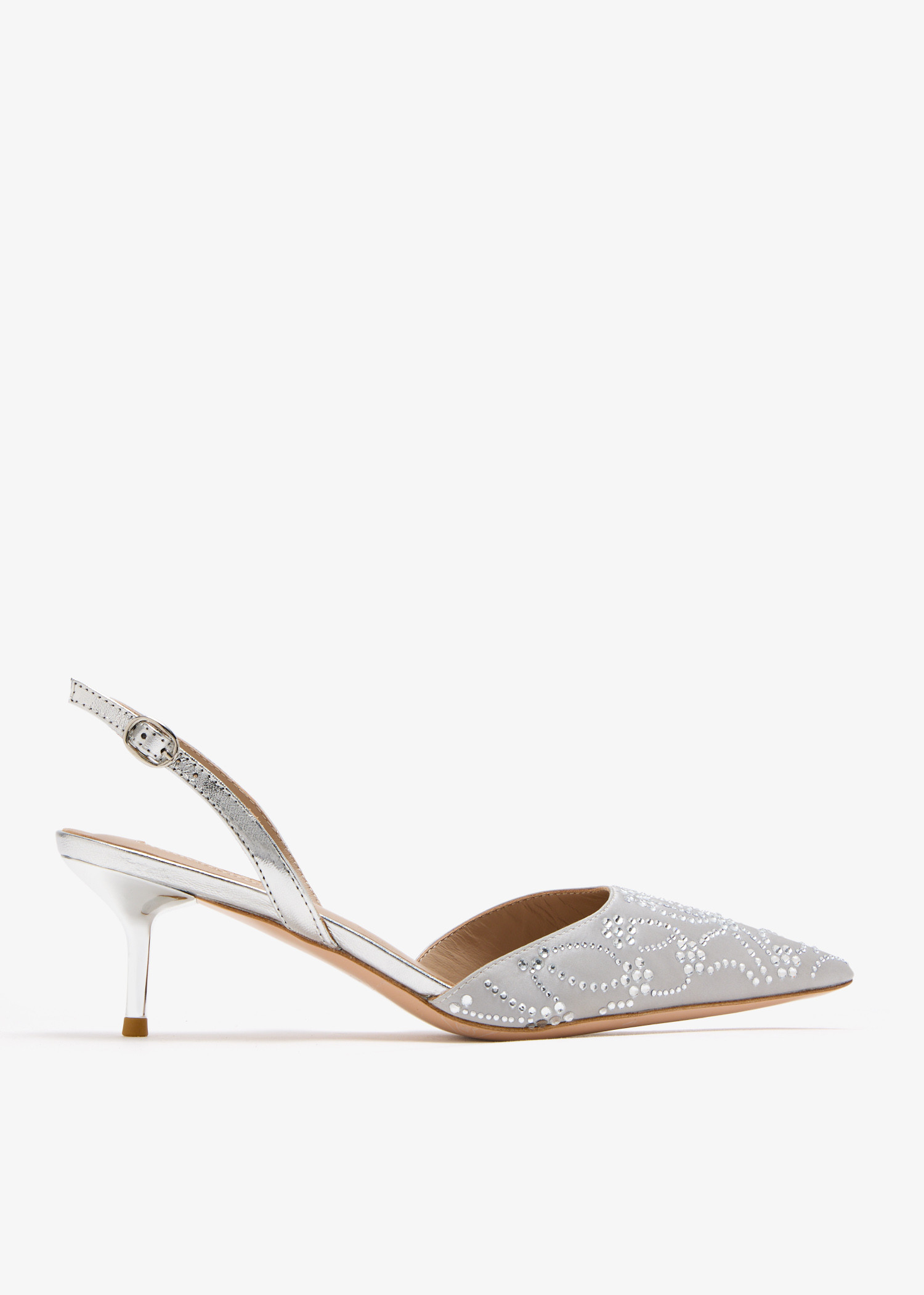 

Dahna slingback pumps, Silver