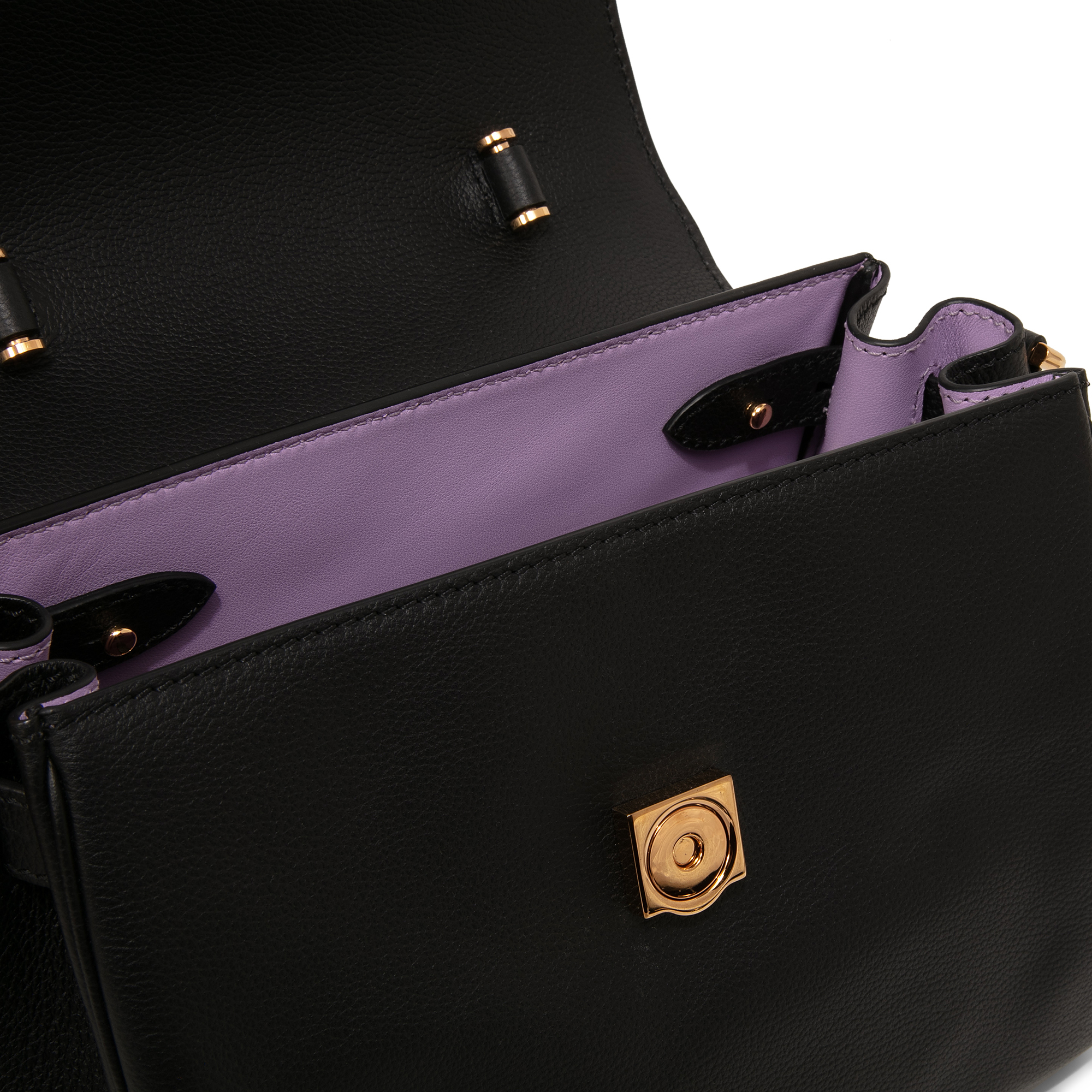 

La Medusa medium top handle bag, Black