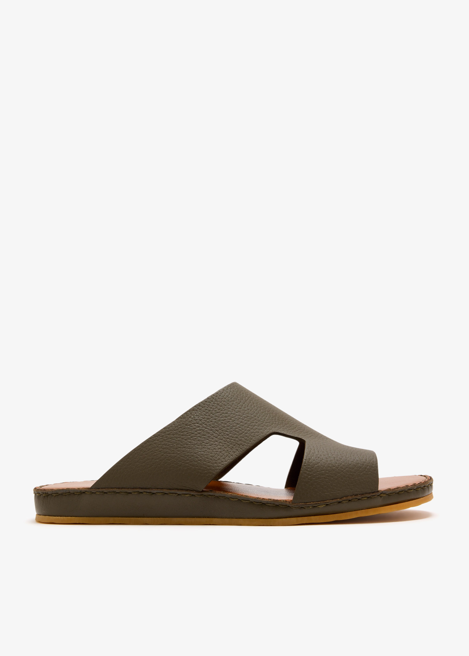 

Western Arca Deercalf sandals, Khaki