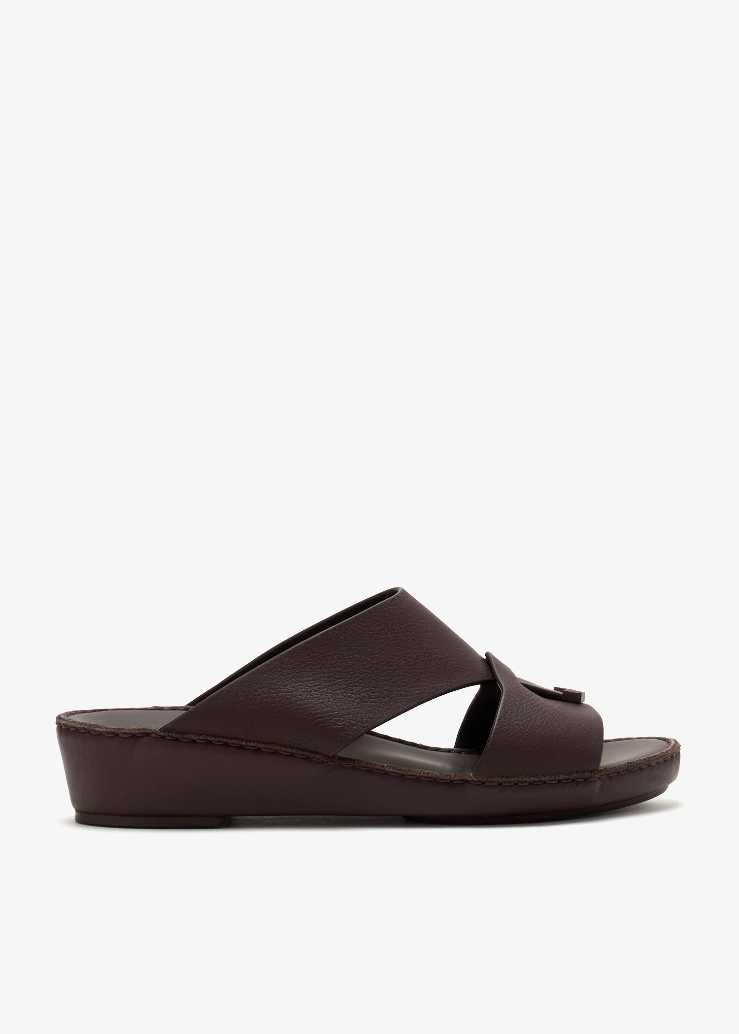 

Piega deercalf sandals, Burgundy