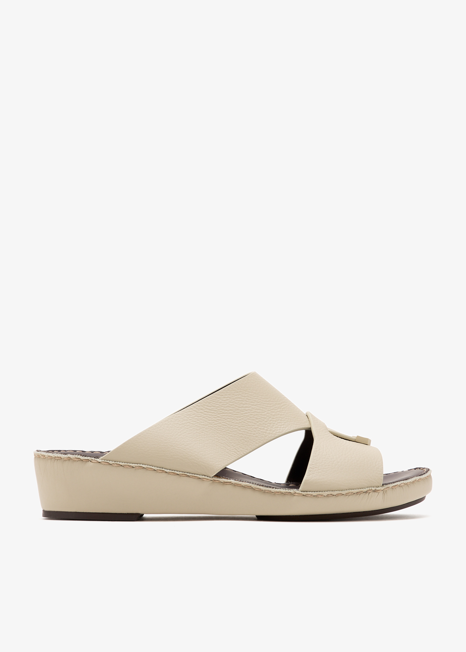 

Piega sandals, White