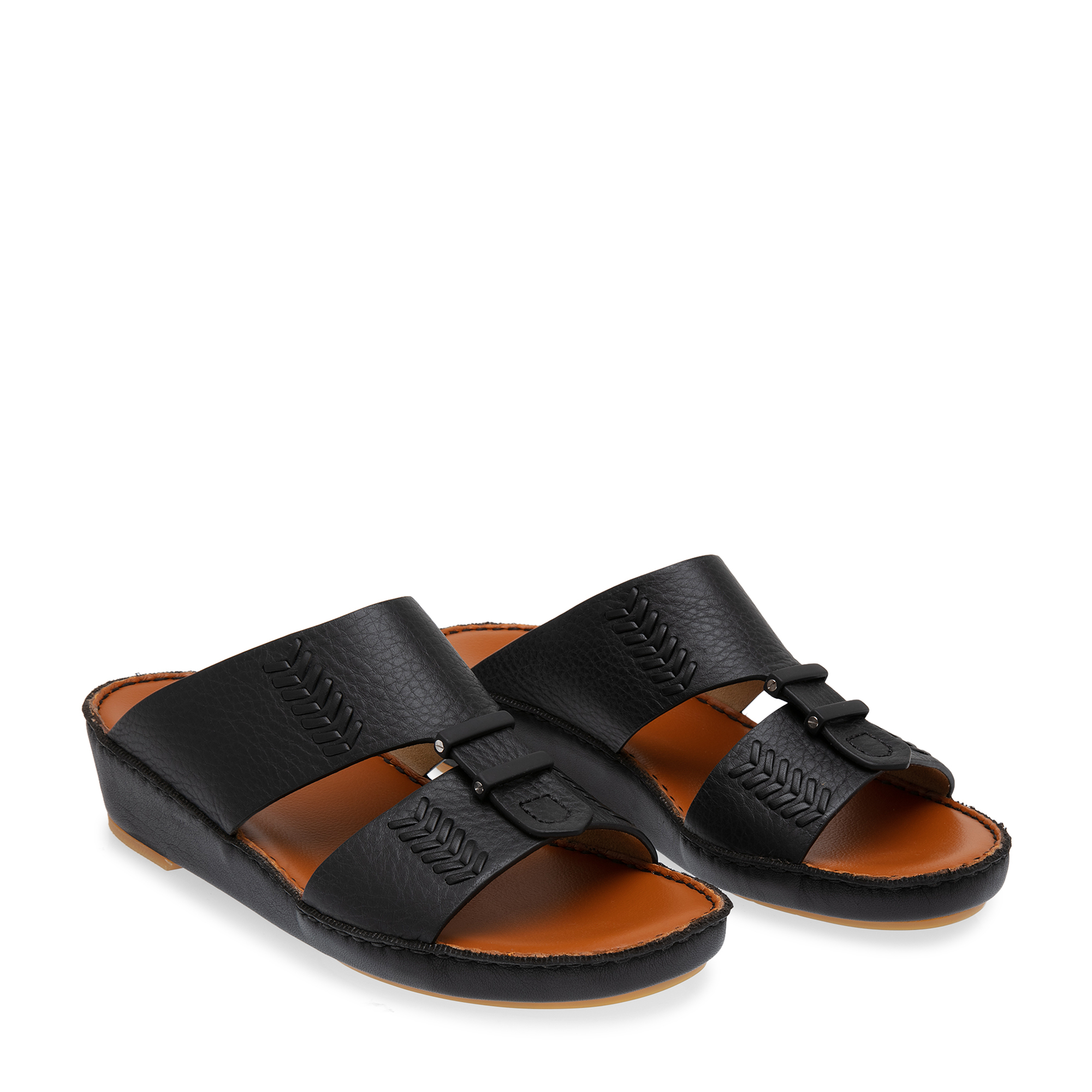 

Arabic leather sandals, Black