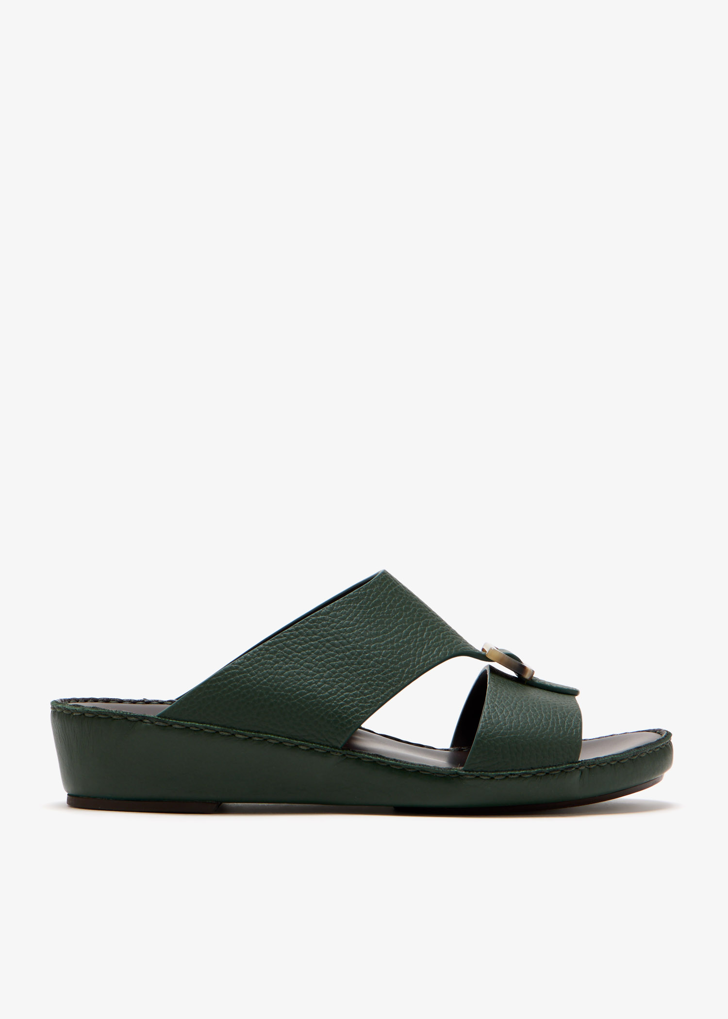 

Quadratura Cuerno deercalf sandals, Green