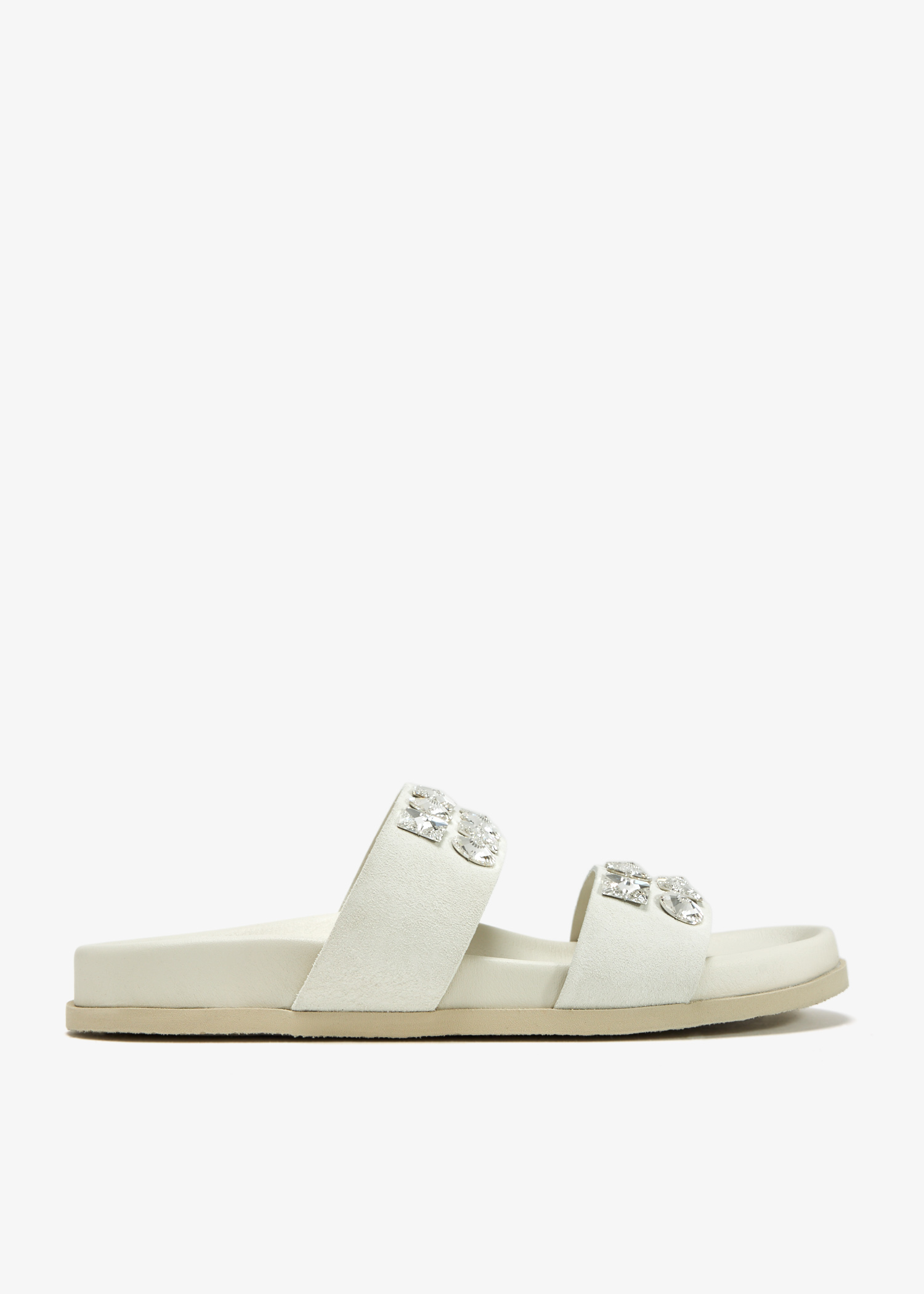 

Dilys slide sandals, White