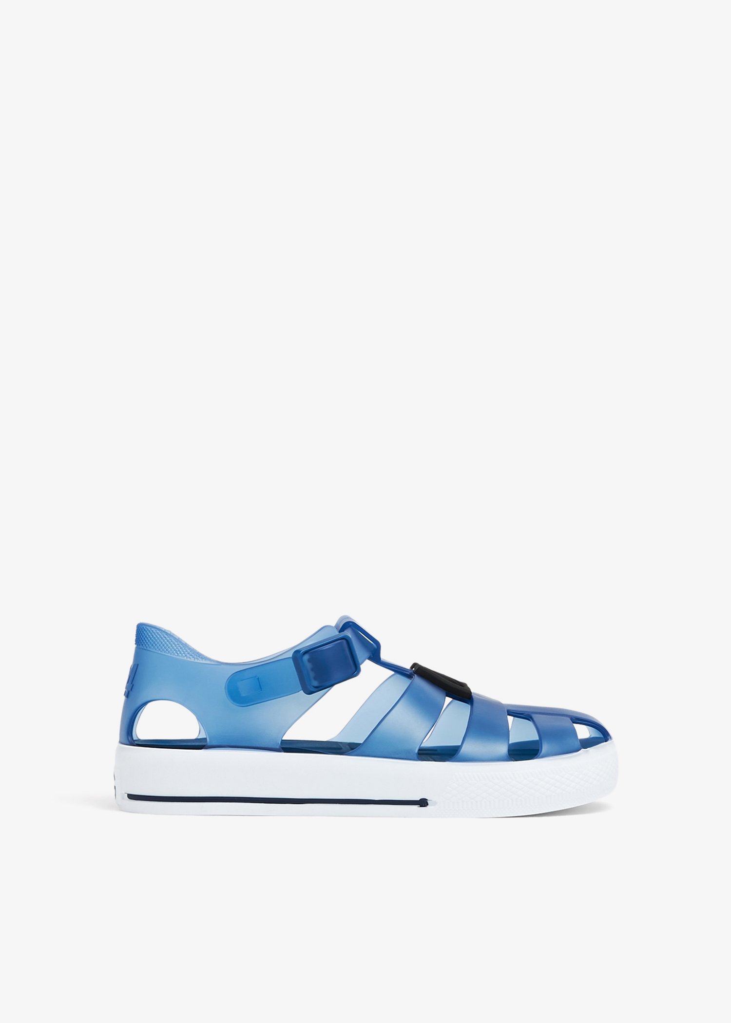 

DG logo rubber sandals, Blue