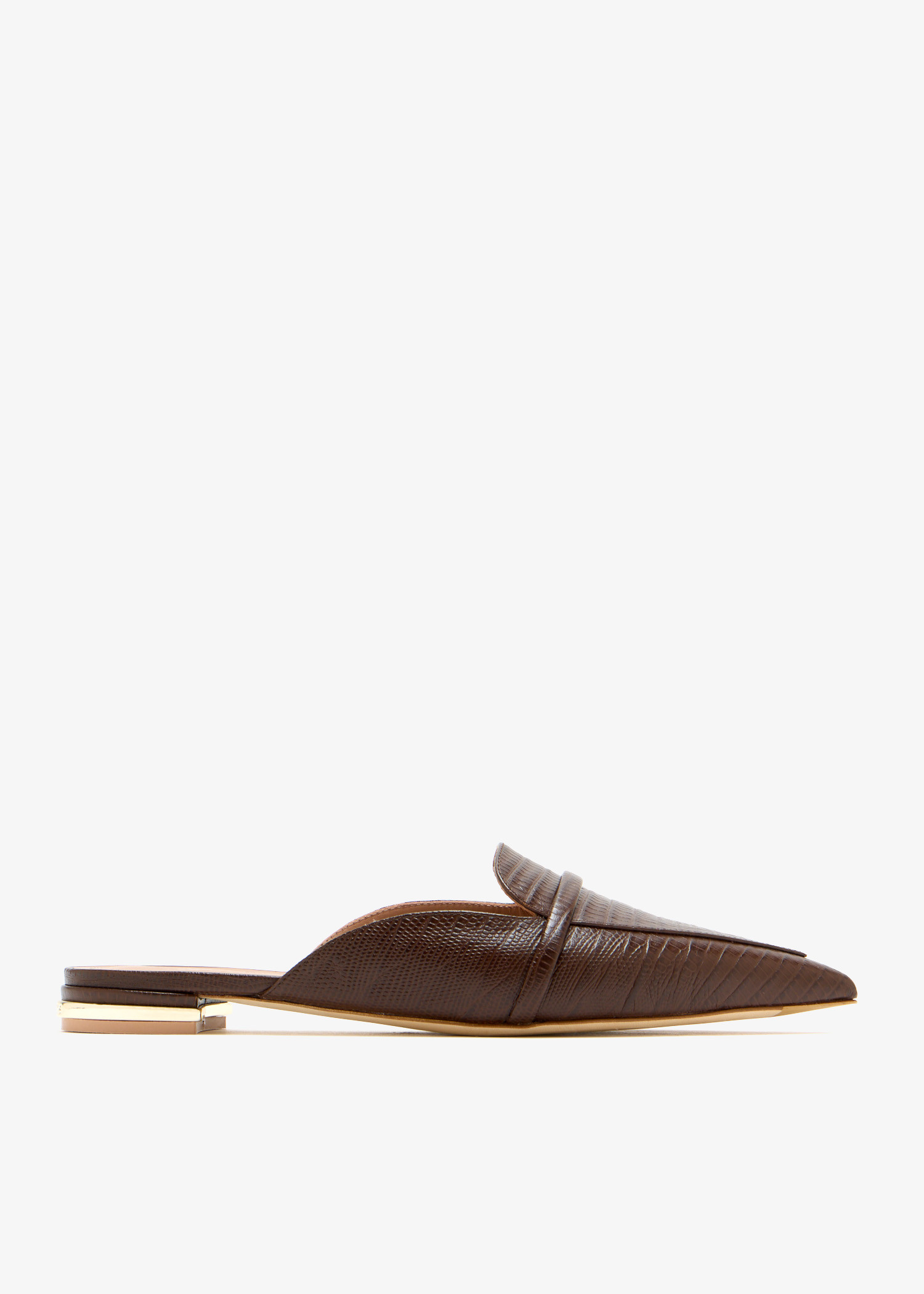 

Doramu flat mules, Brown