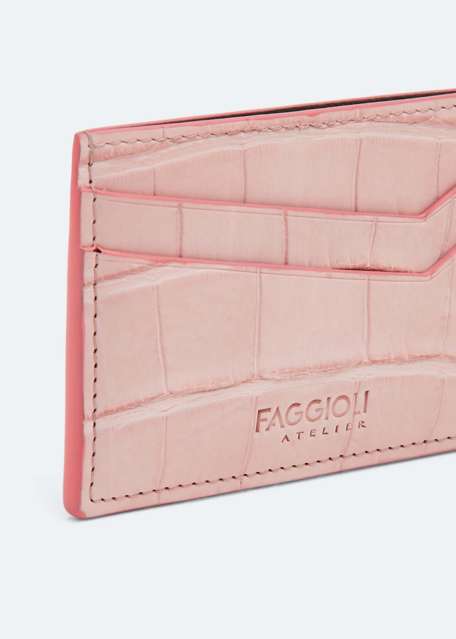 

Linate double card holder, Pink
