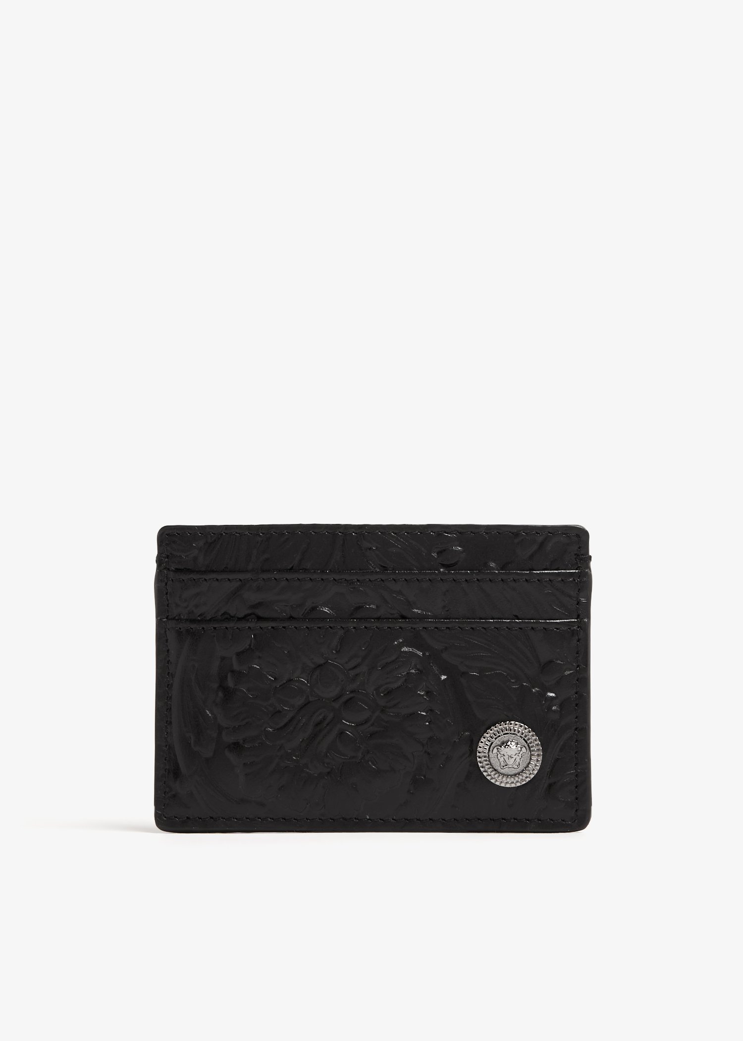 

Barocco card holder, Black