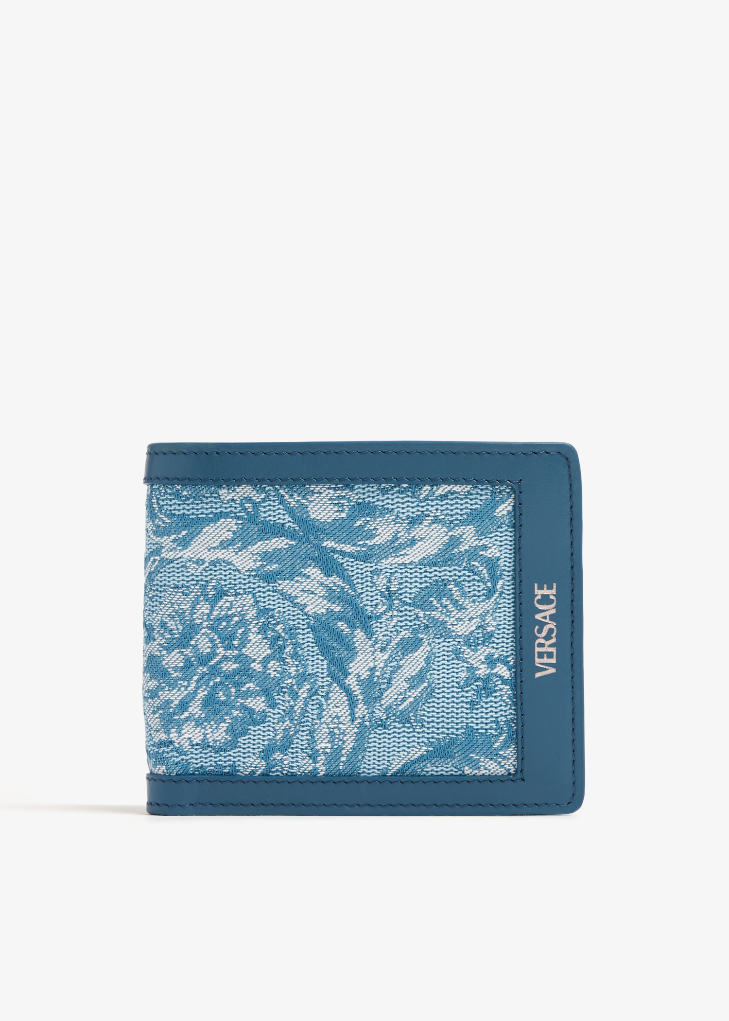 

Barocco bifold wallet, Blue