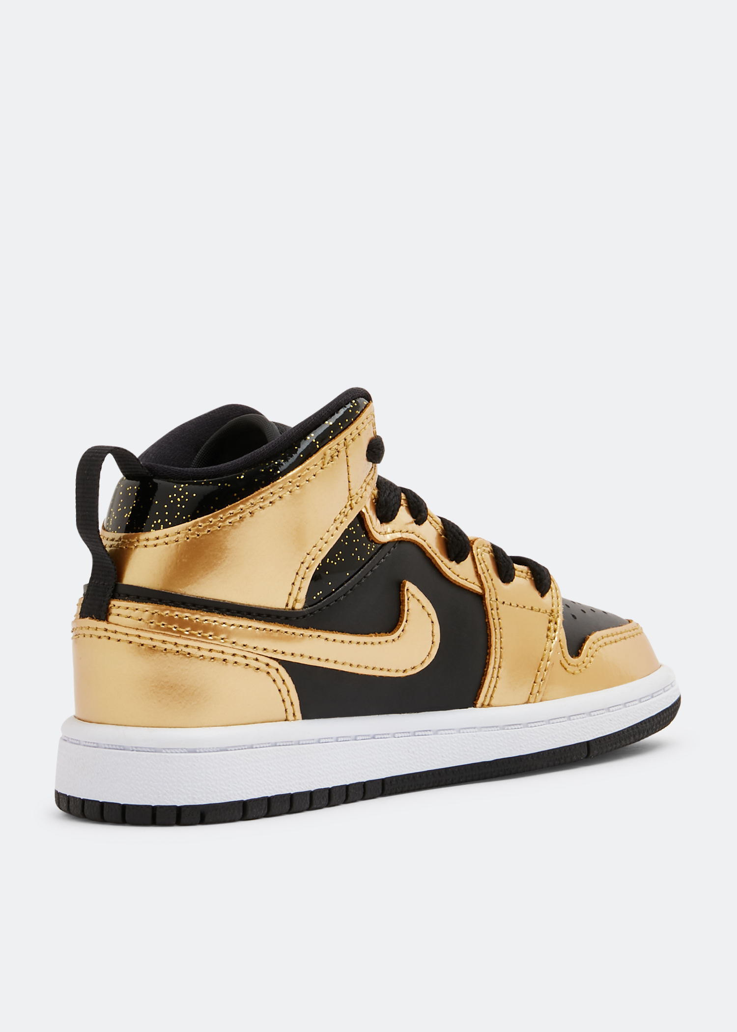 

Air Jordan 1 Mid 'Metallic Gold' sneakers, Black