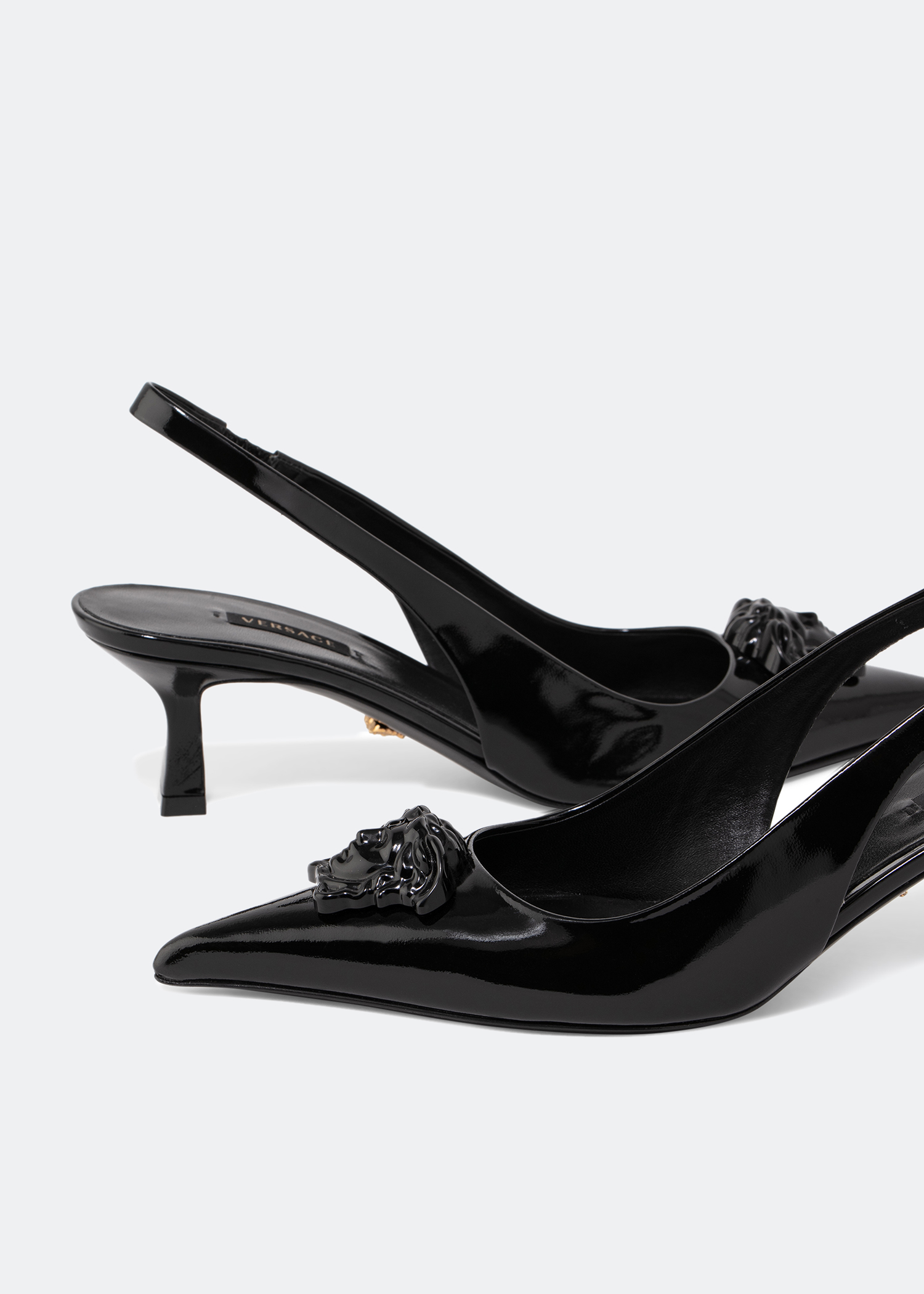 

La Medusa slingback pumps, Black