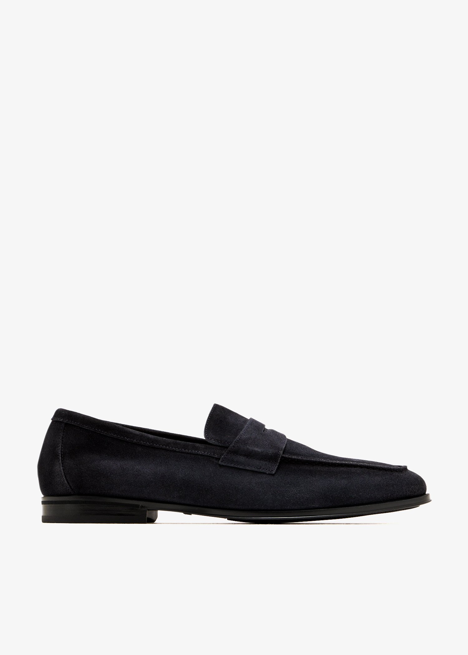 

Suede loafers, Navy