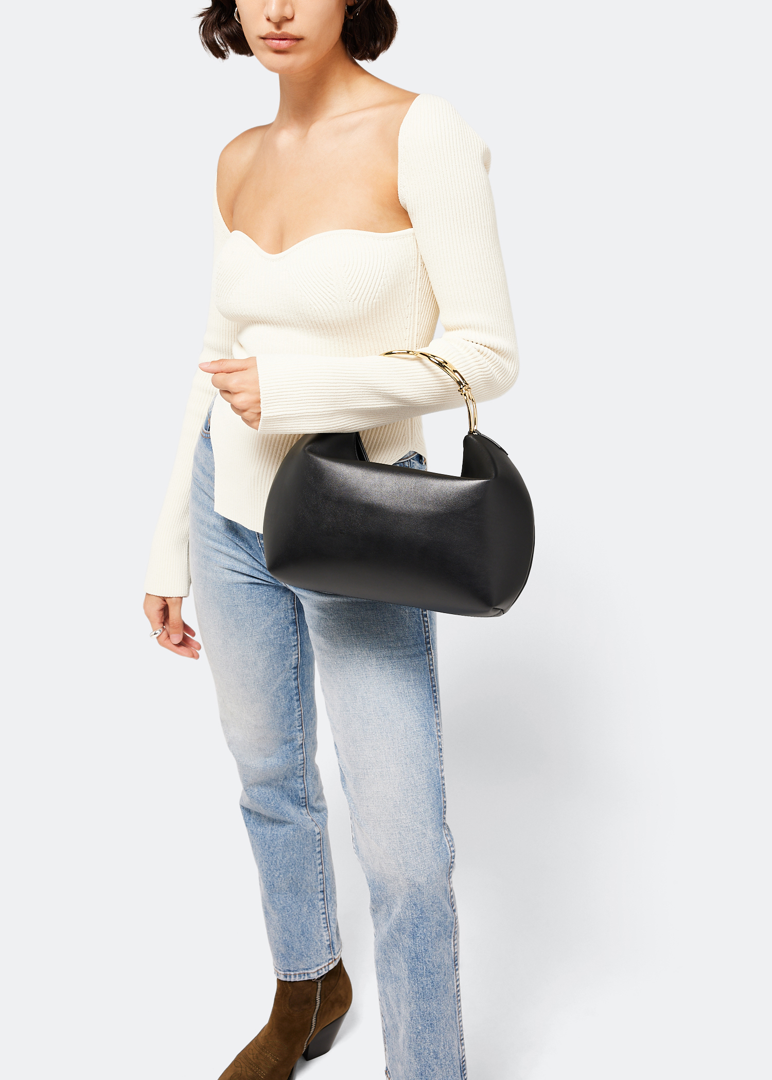 

Duo bucket bag, Black