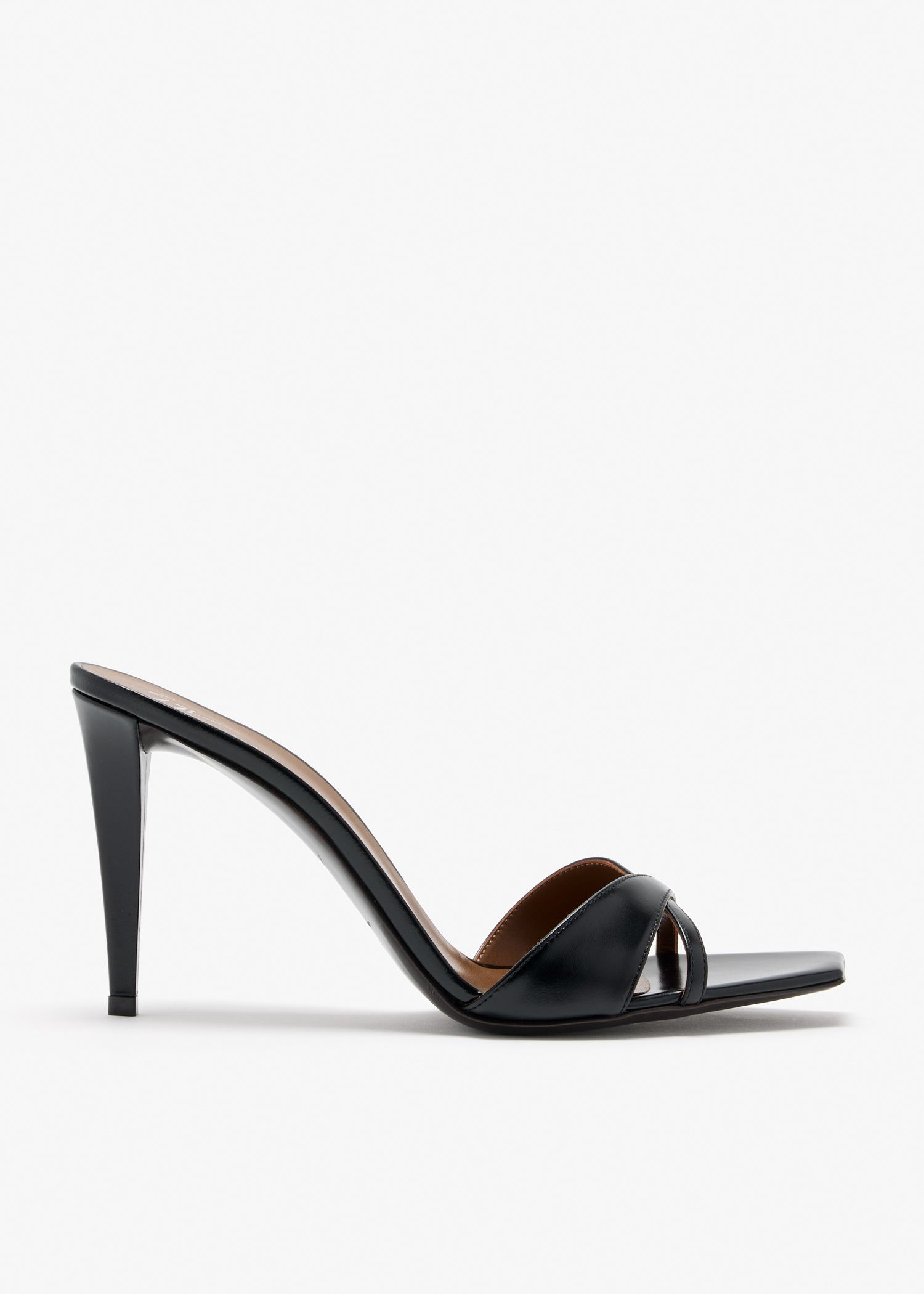 

Brivido 90 mules, Black