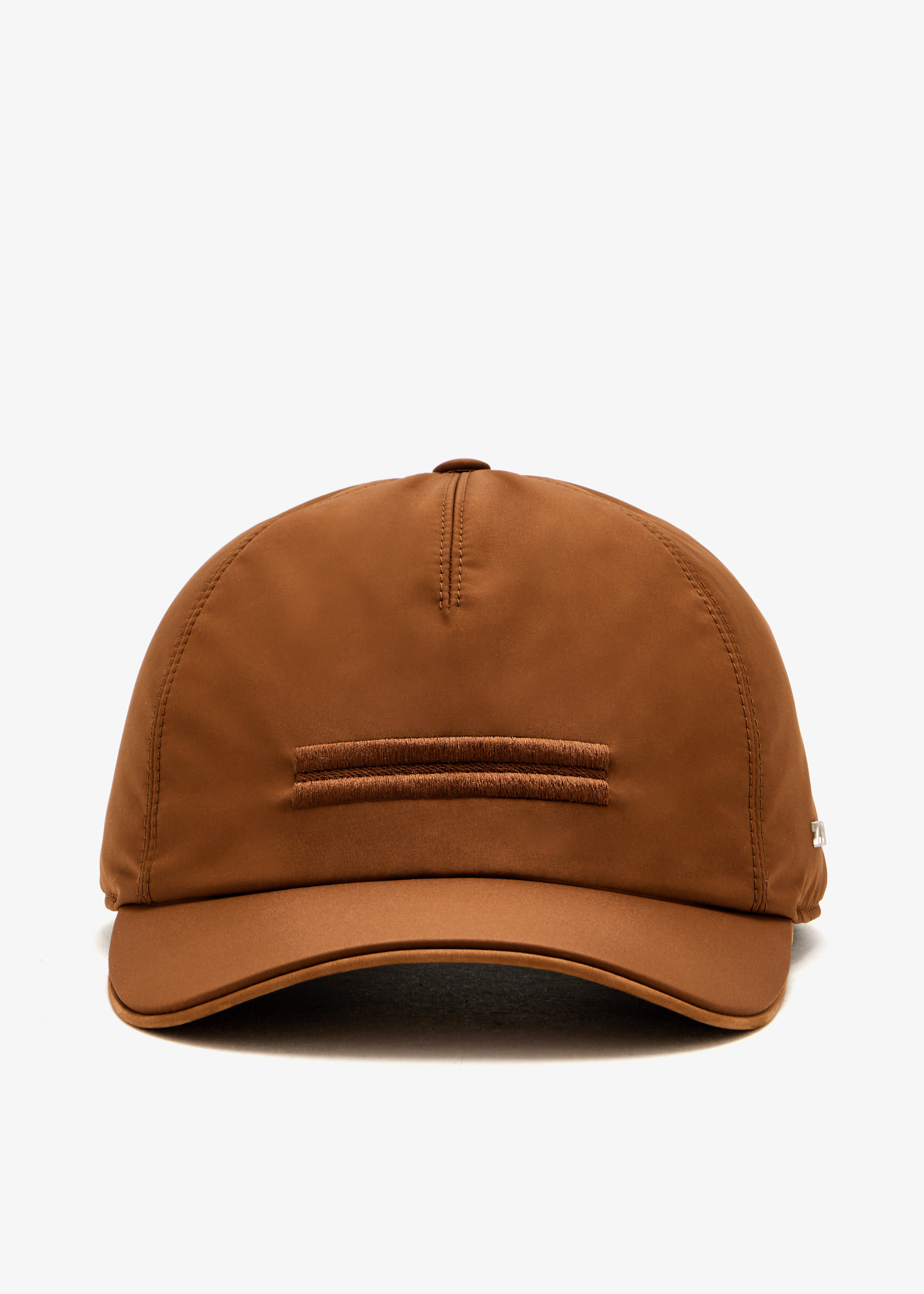 

Technical fabric baseball cap, Brown