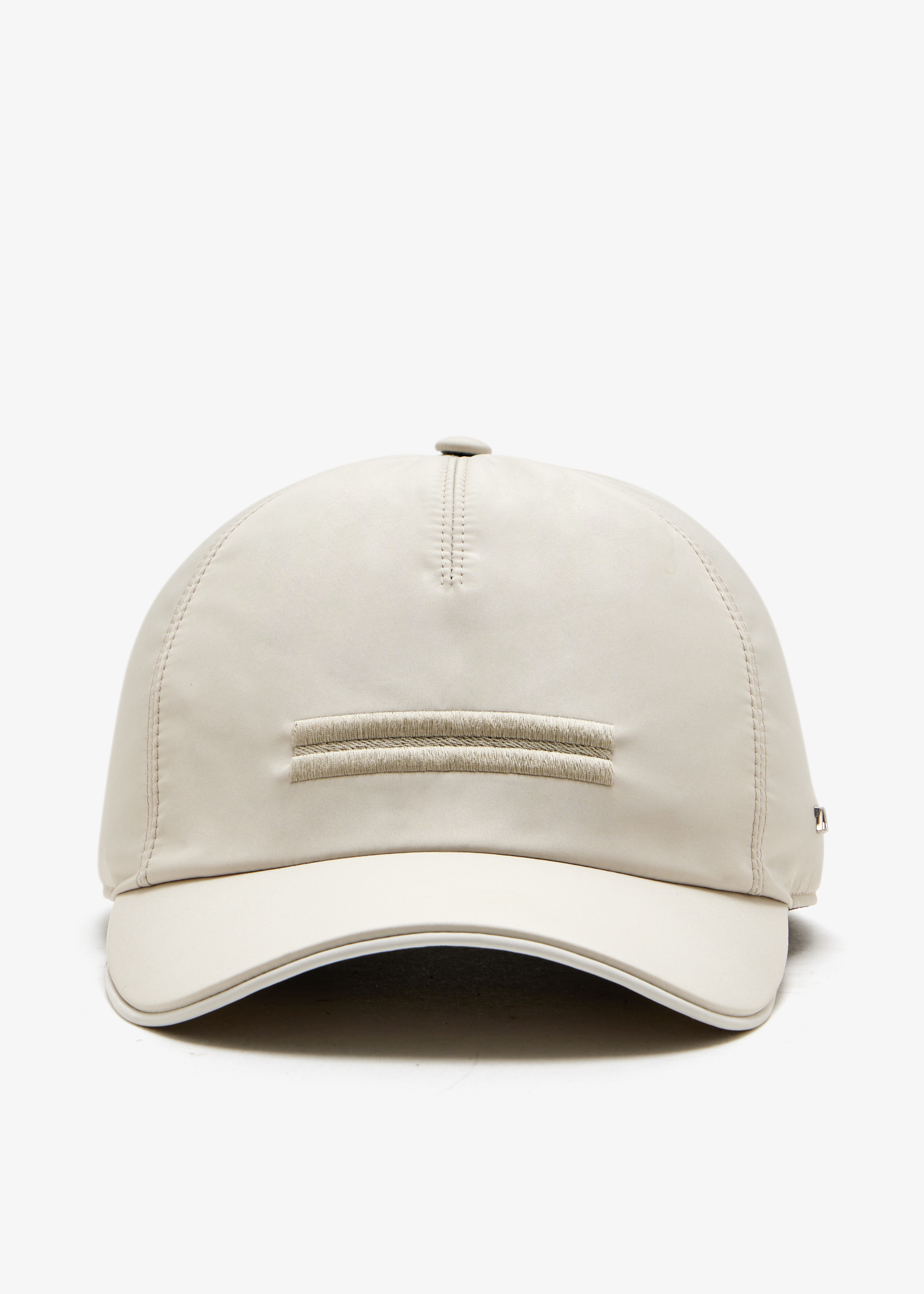 

Technical fabric baseball cap, White