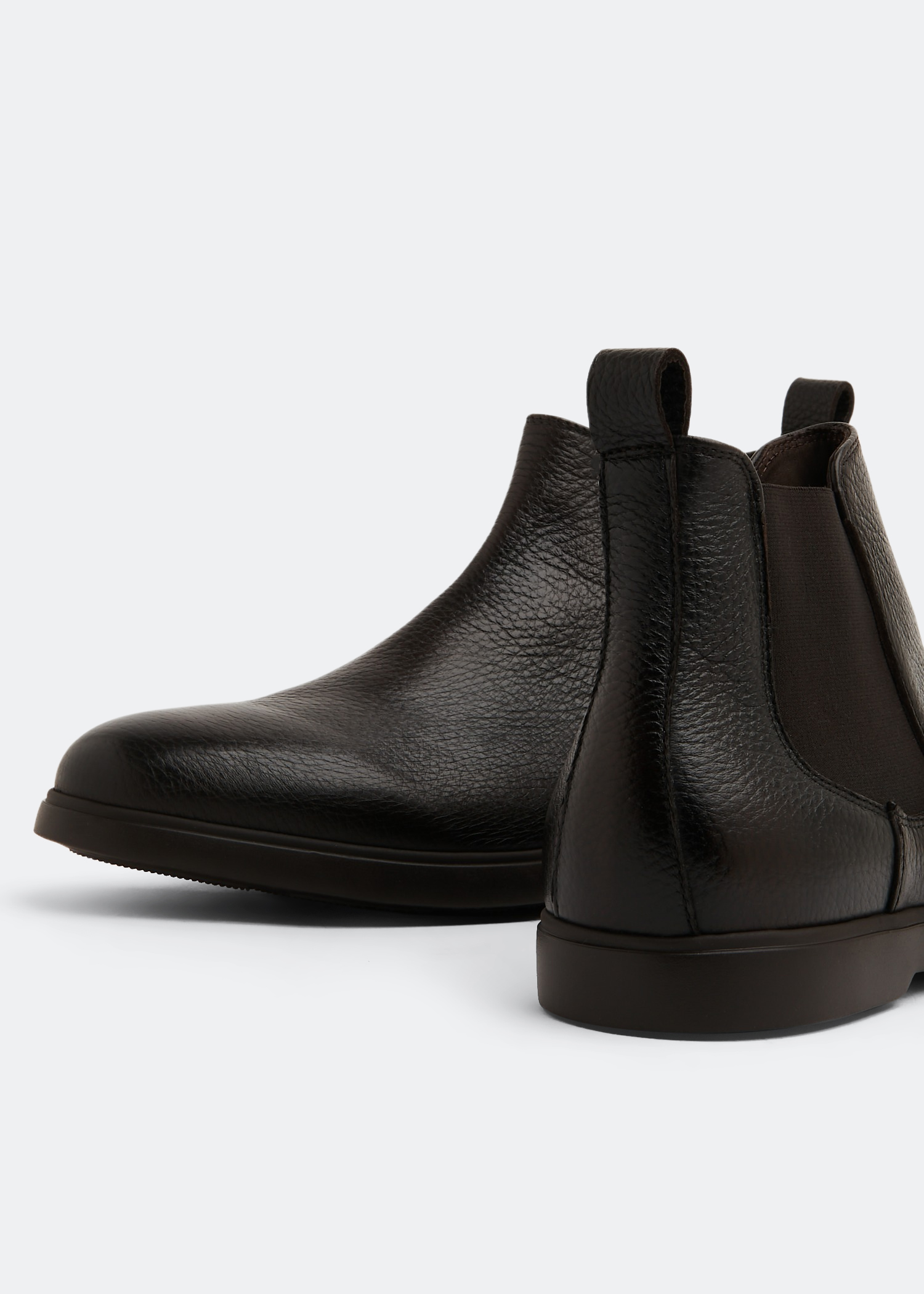 

Leather Chelsea boots, Brown