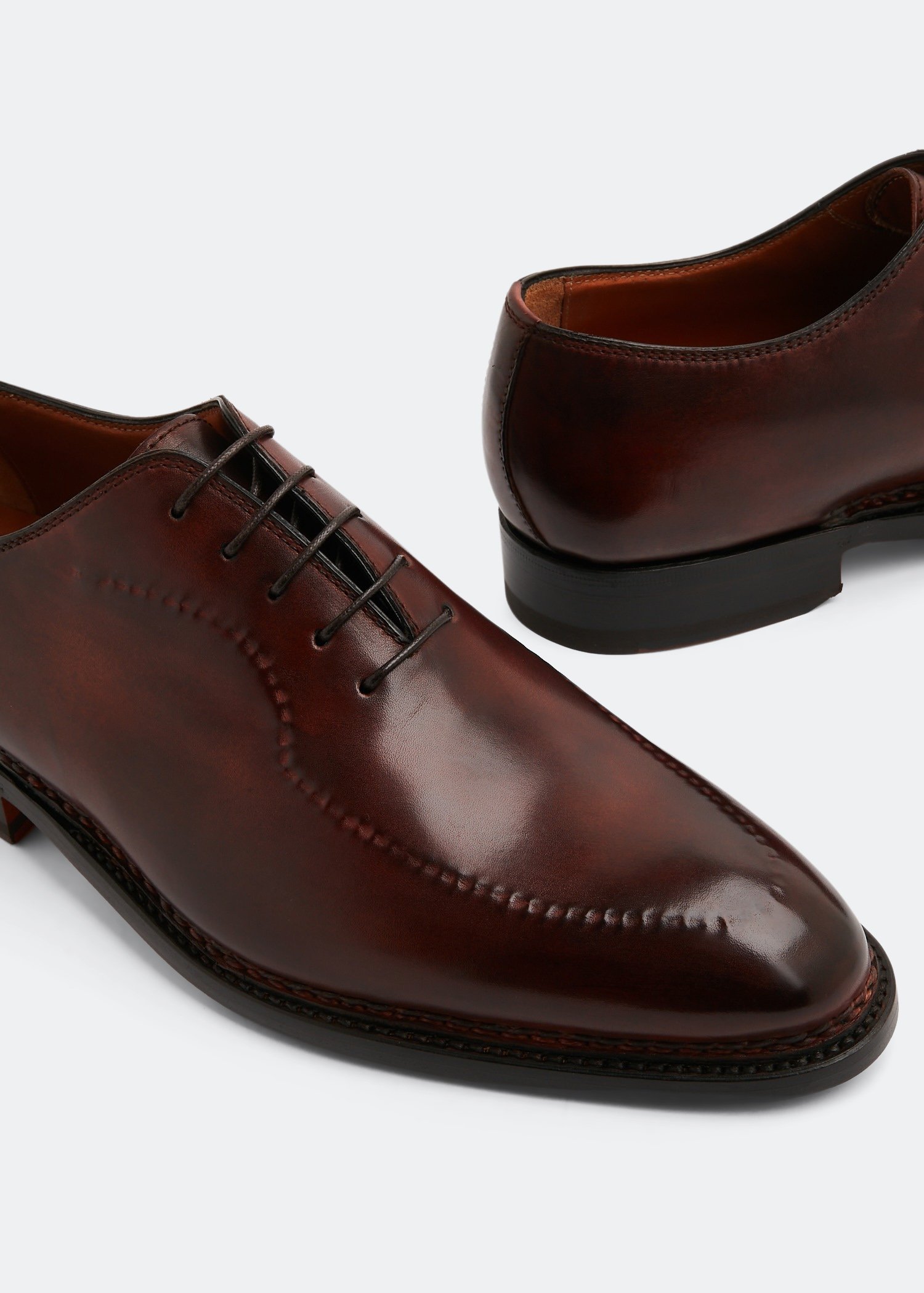 

Elegante lace-up shoes, Brown