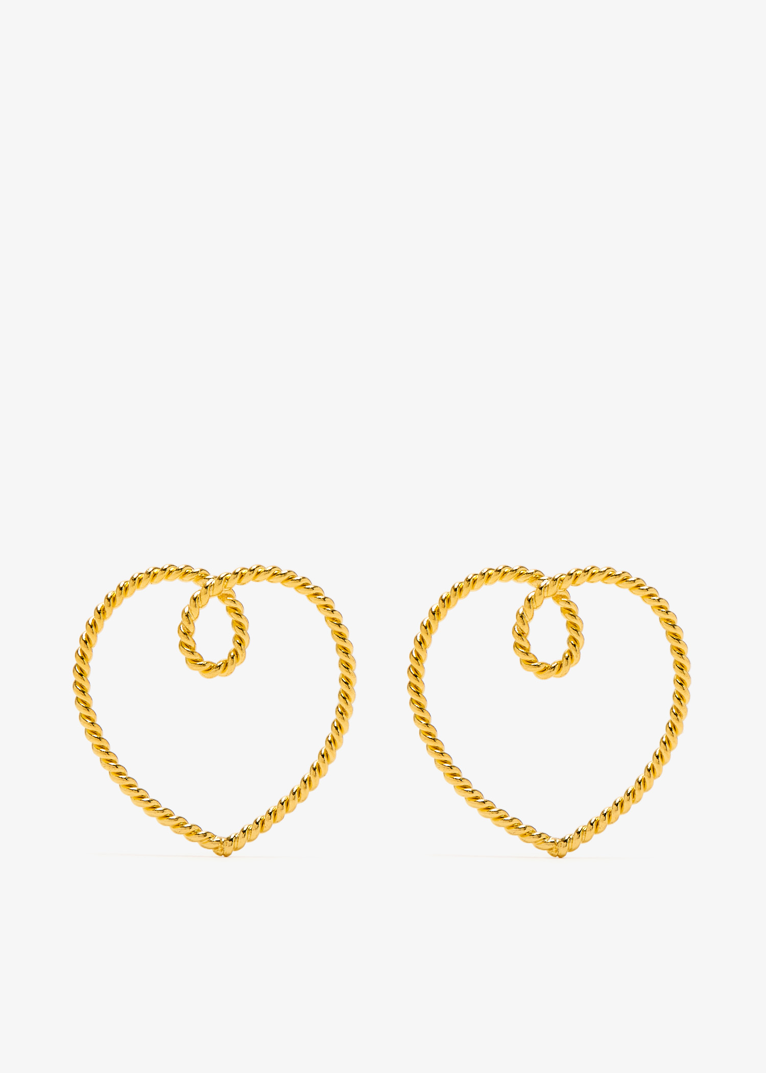 

Mini Heart earrings, Gold