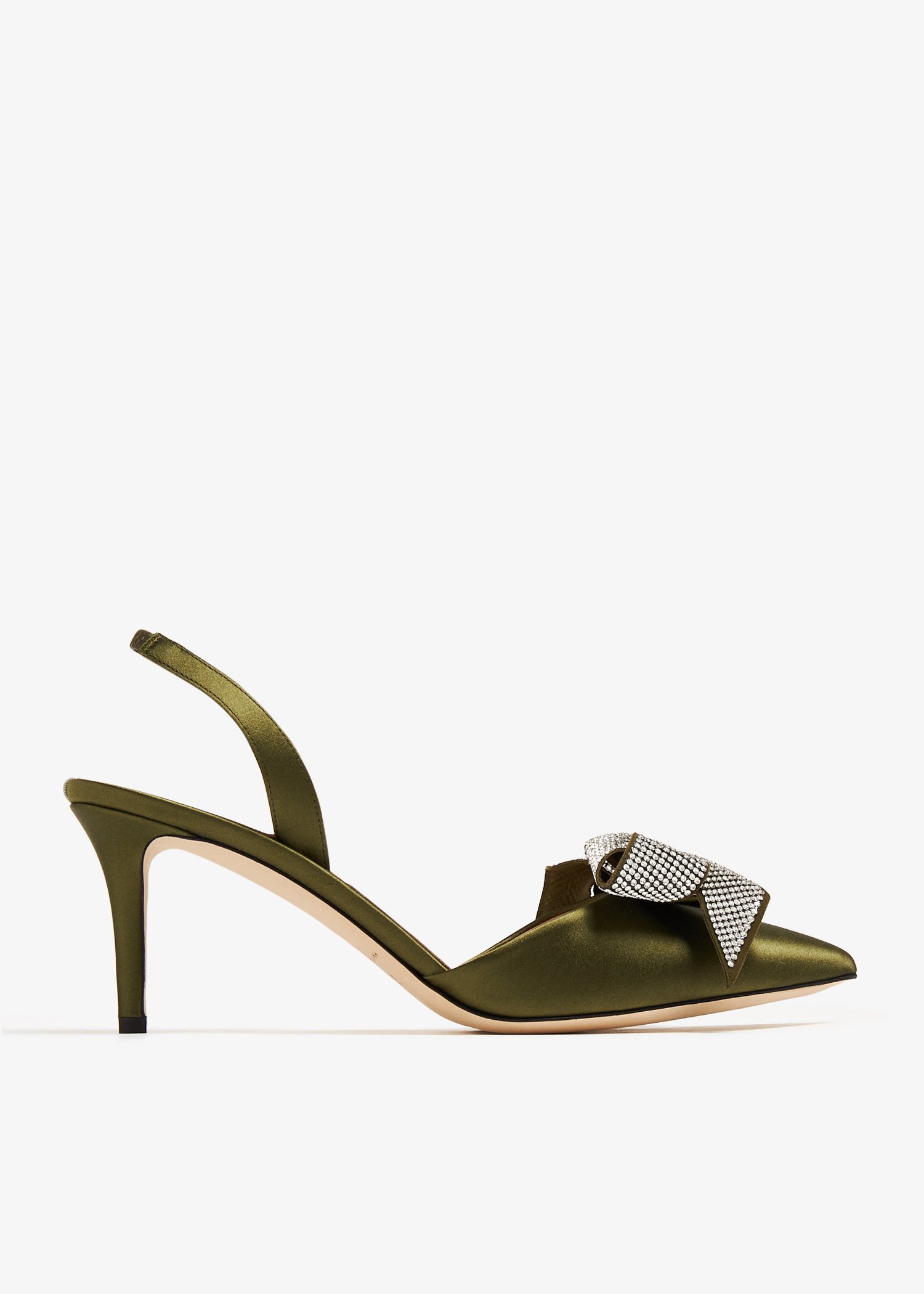 

Emmanuel slingback pumps, Green