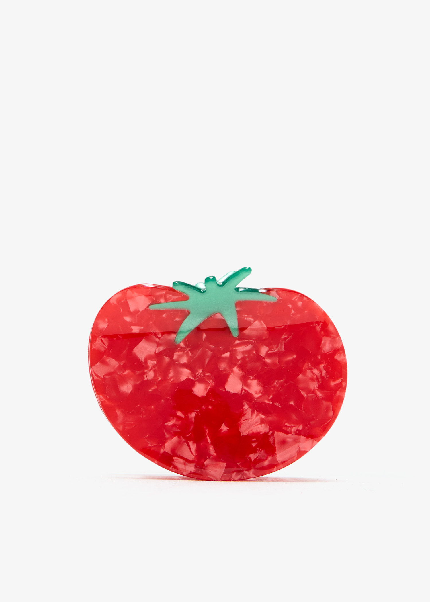 

Tomato hair claw clip, Red