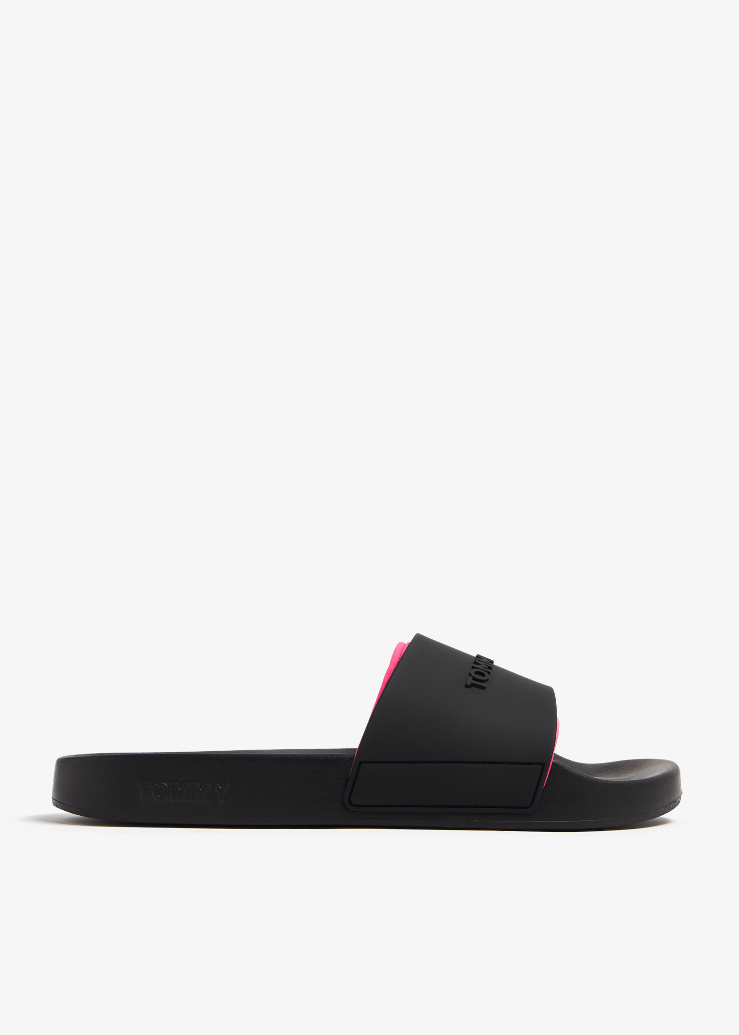 

Embossed logo slides, Black