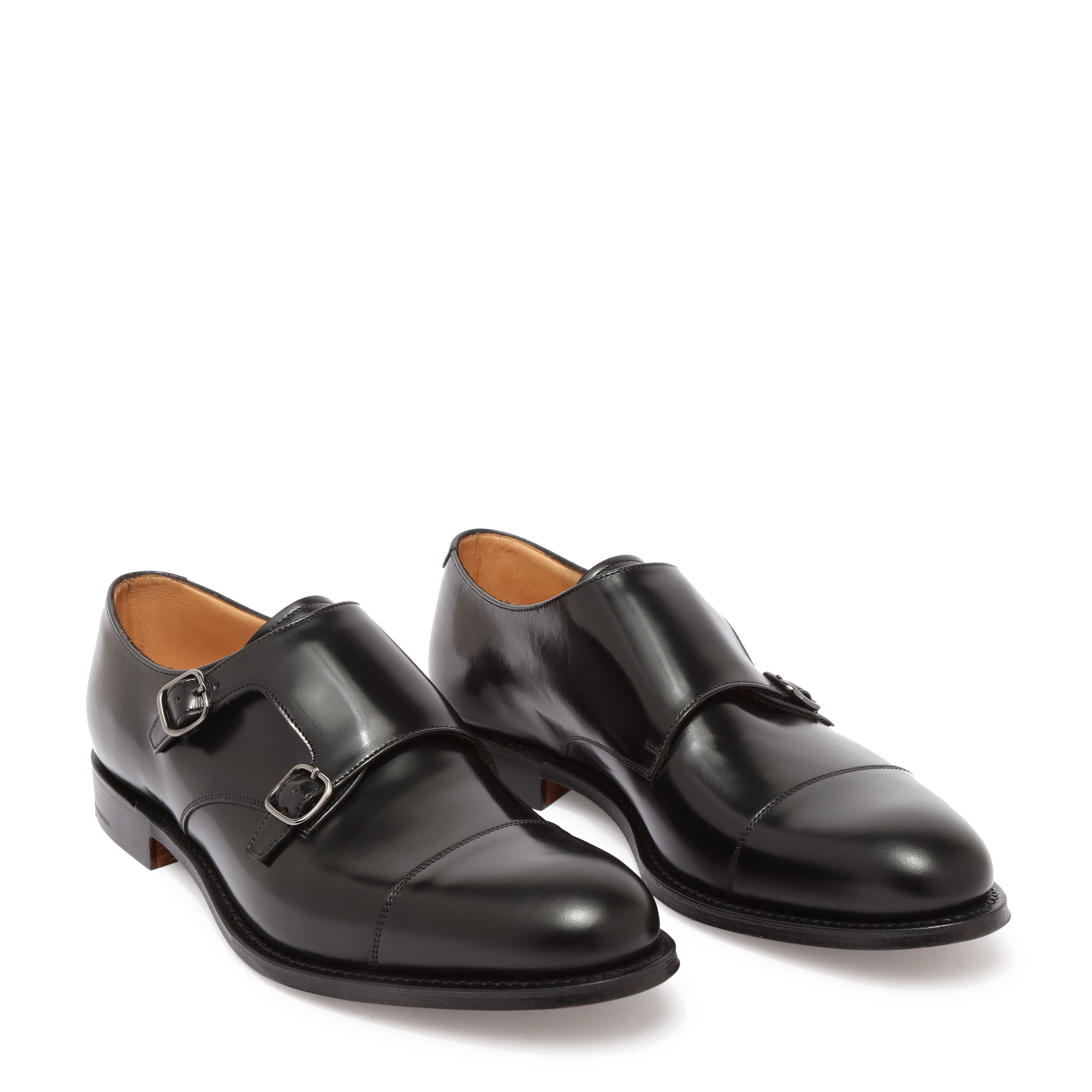 

Detroit monk-strap shoes, Black
