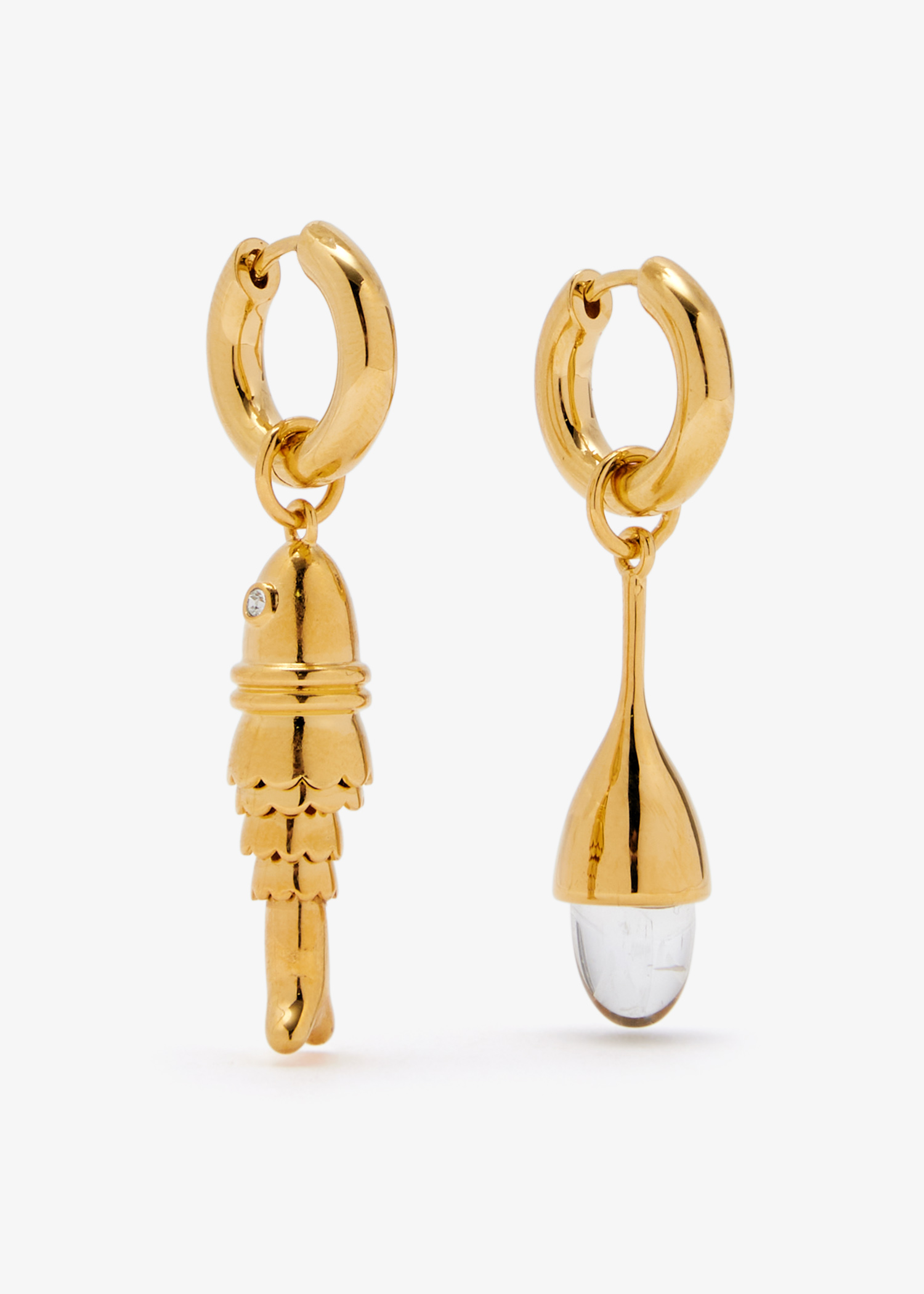 

Costa earrings, Gold