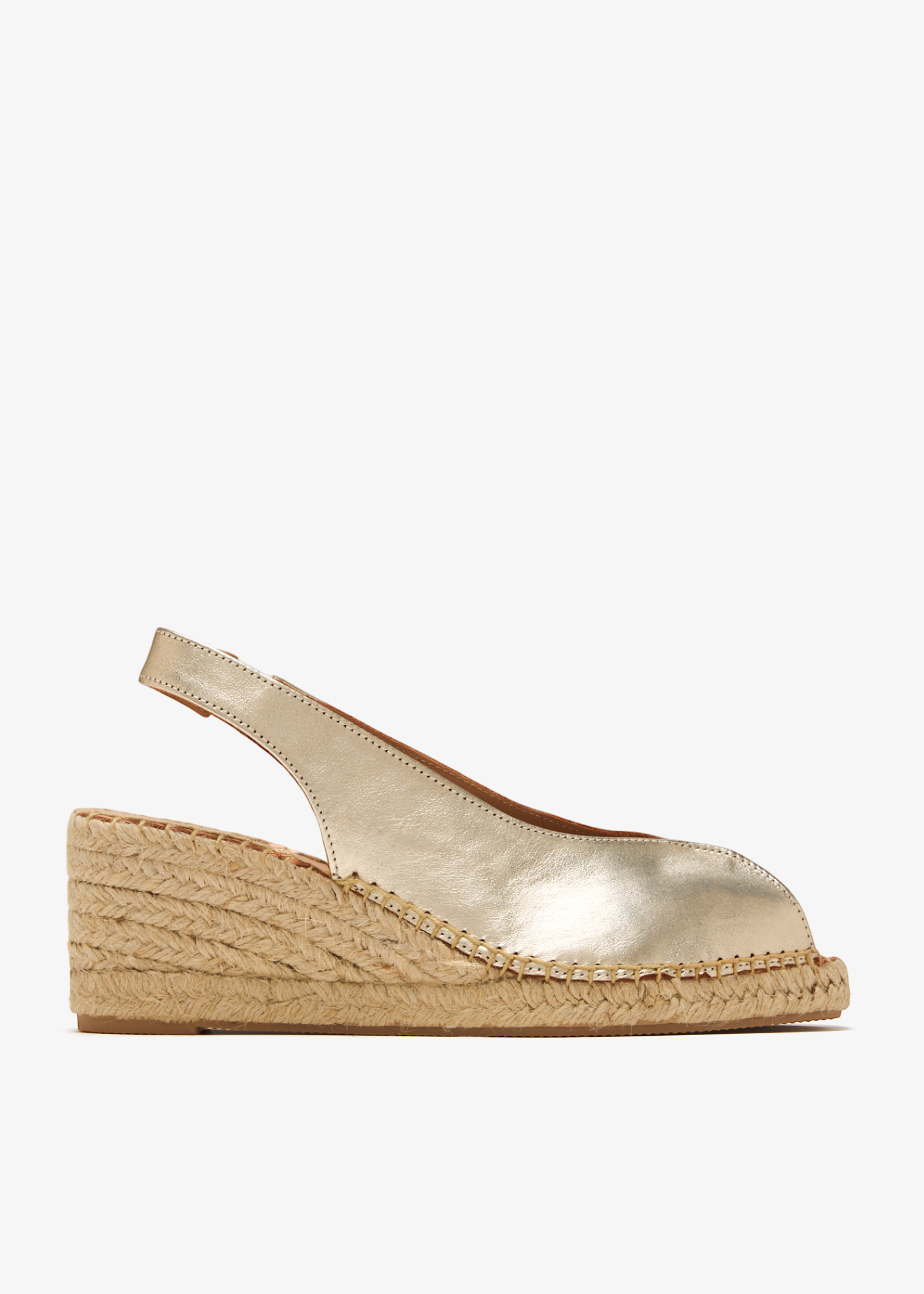 

Esmeralda wedge espadrilles, Gold