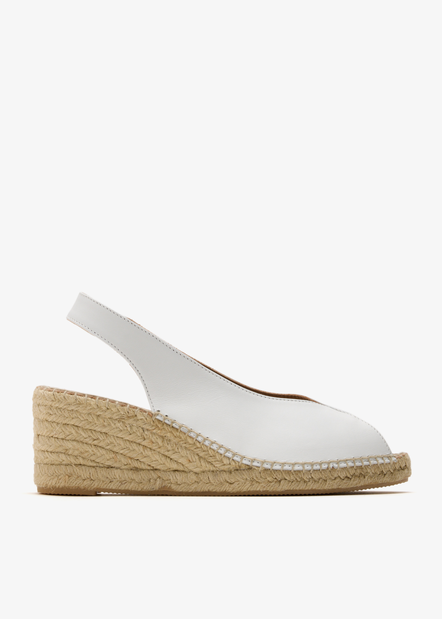

Esmeralda wedge espadrilles, White